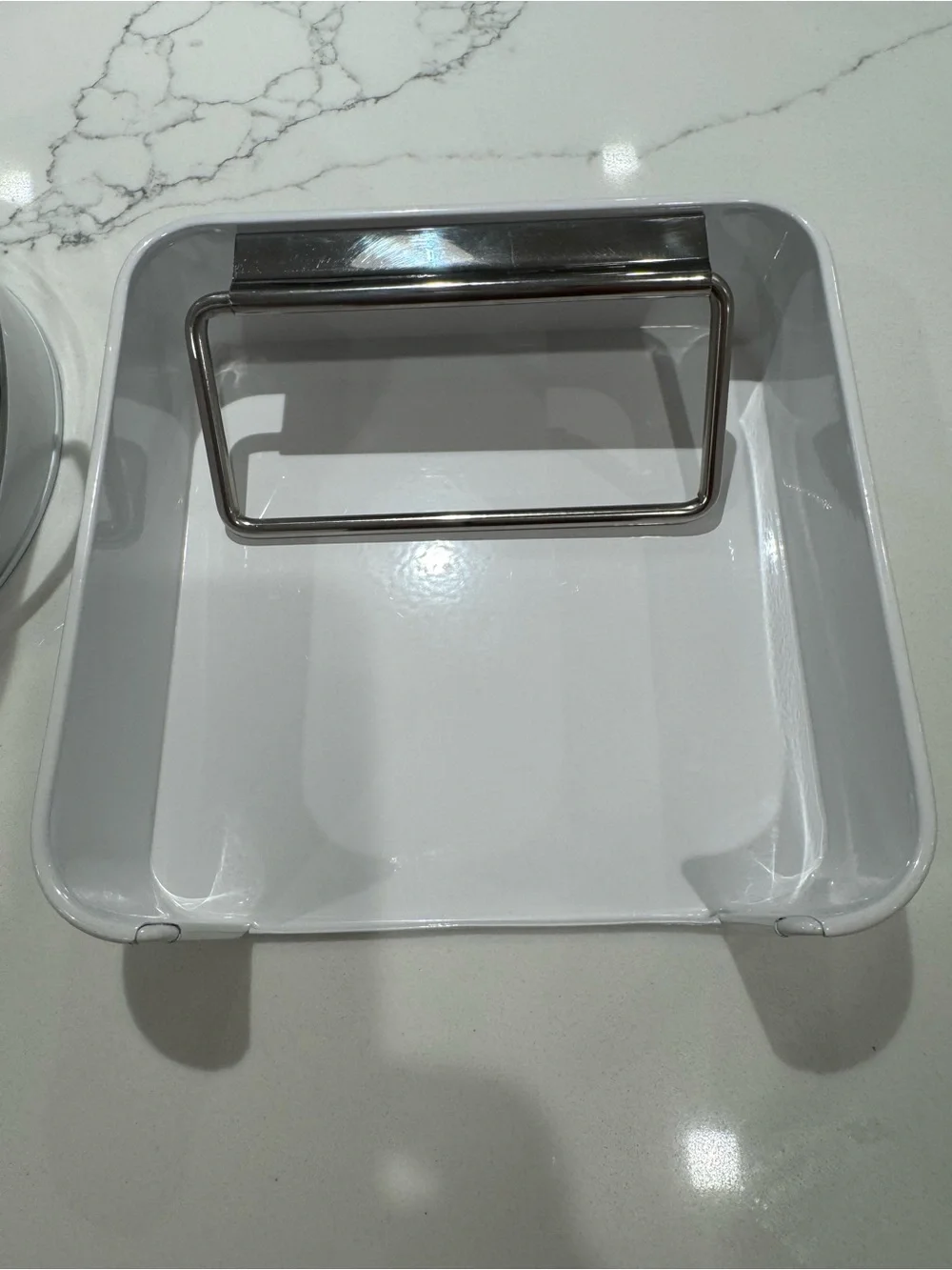 Pottery Barn 3 piece White Partyware Set EUC
